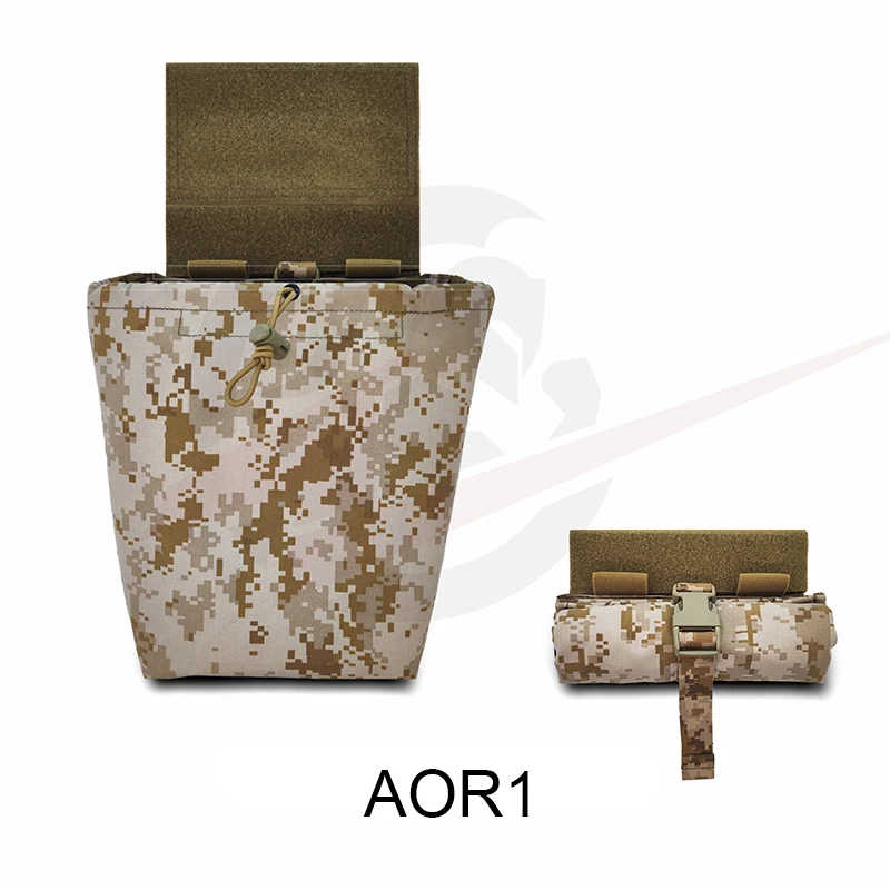 Tactical Raiders Woodland Camouflage Roll-Up Dump Pouch