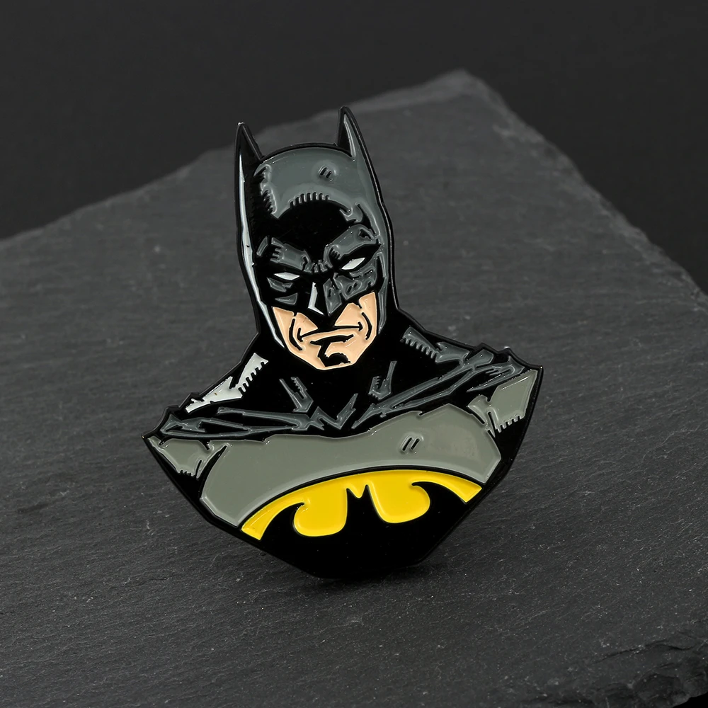 Pin's Métal Batman - Émaillé à Main | Fermoir Sécurisé 30x12mm