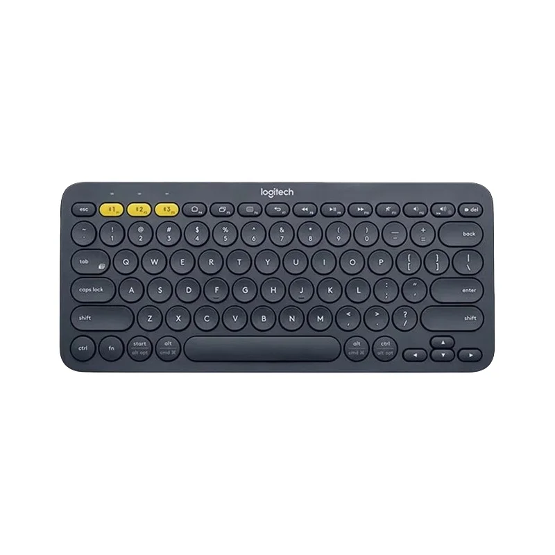 로지텍 K380 멀티디바이스 블루투스 키보드, 안드로이드 폰용 무선 키보드, 태블릿용 컬러풀 블루투스 키보드
