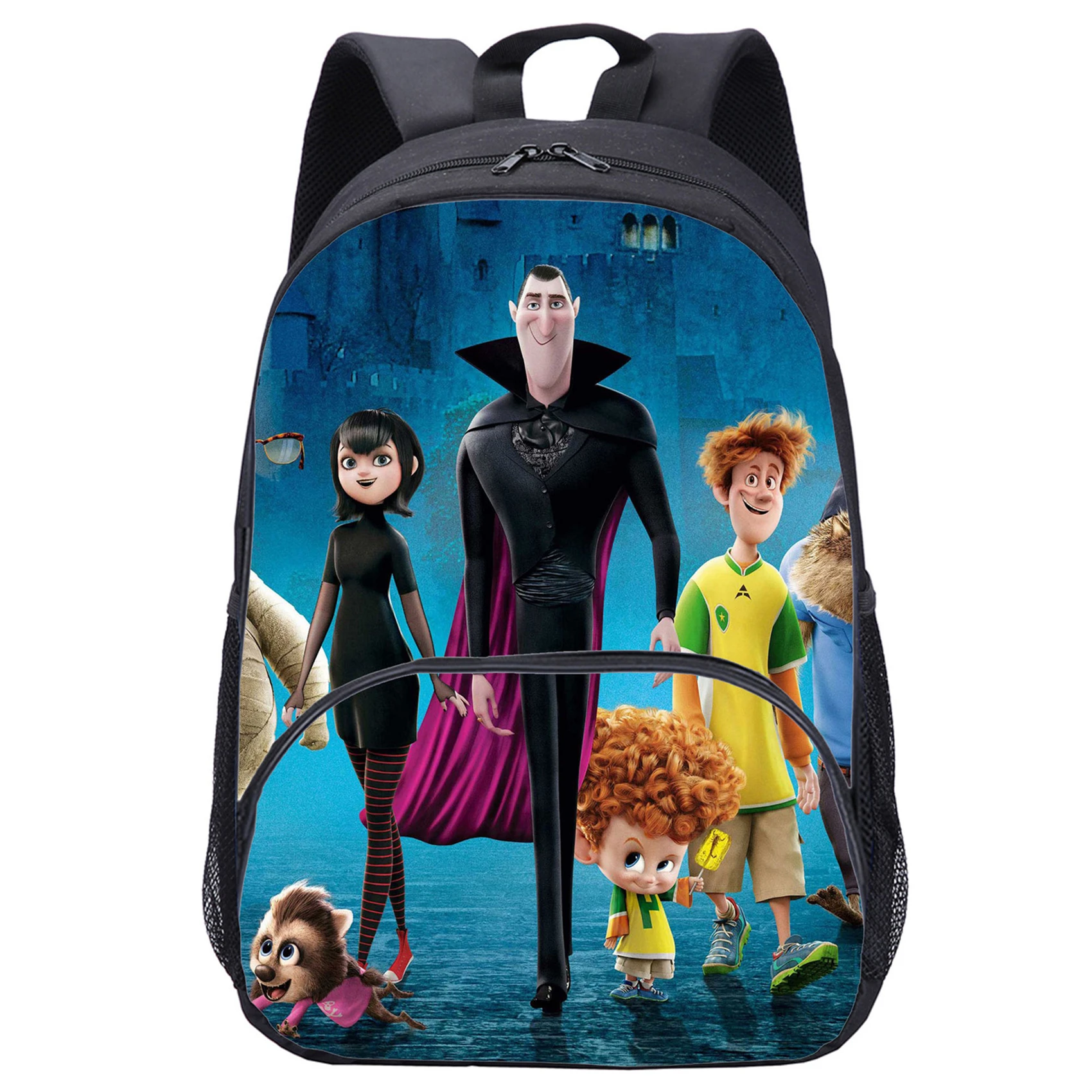 H0tel Transylvania Cartoon Backpack Boy Girl Back to Schoolbag Kids Waterproof Daypack,Casual Travel Rucksack 1