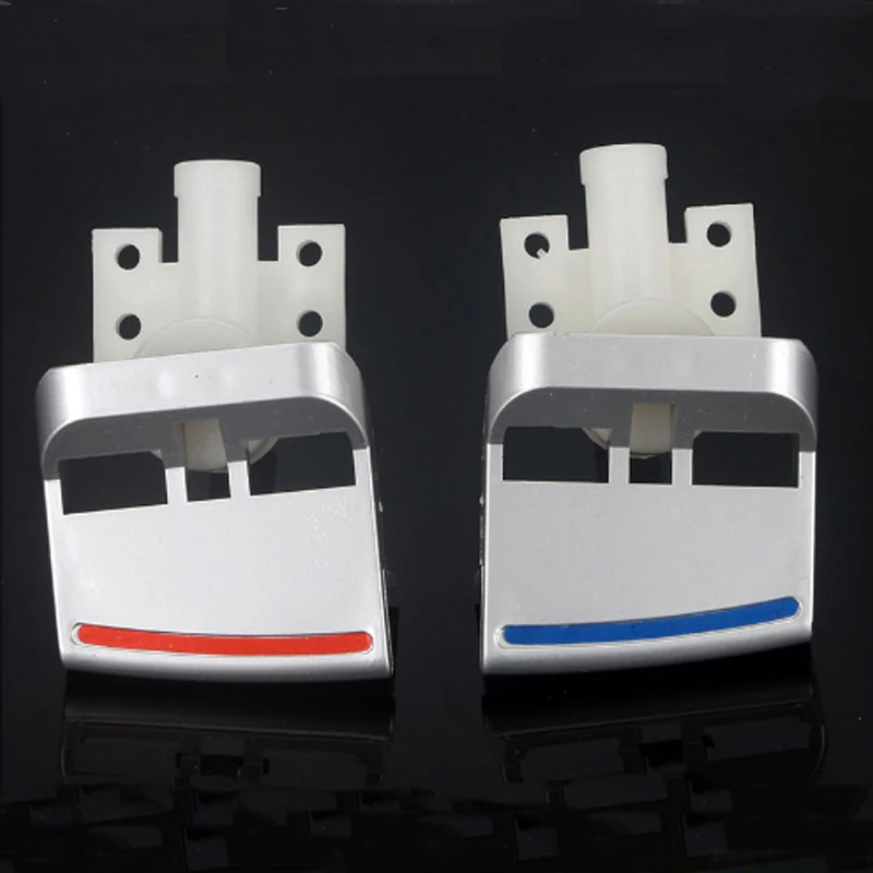 Water dispenser Accessories Faucet Switch 2pcs Red Blue Width 53mm hot cold Water Mouth oblique angle Key press type Replacement