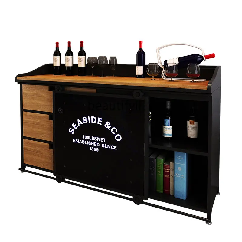 

Restaurant Restaurant Dining Locker Skewers Hot Pot Restaurant Private Room Buffet Seasoning Platform Equipment Sideboard