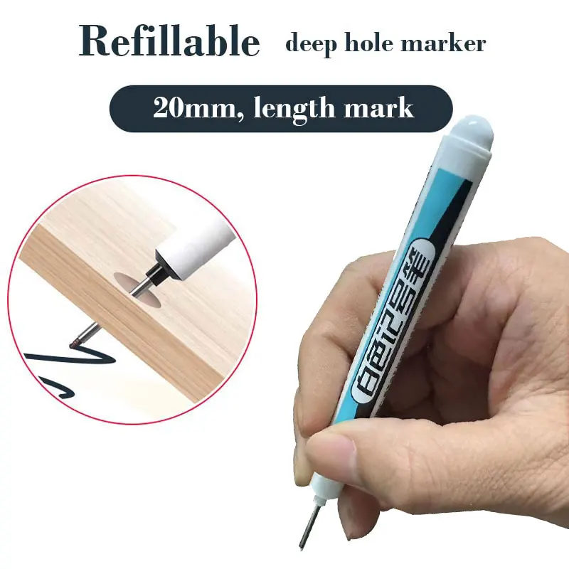 Multipurpose White Markers Paint Pen Carpenter DIY Crafts Marking