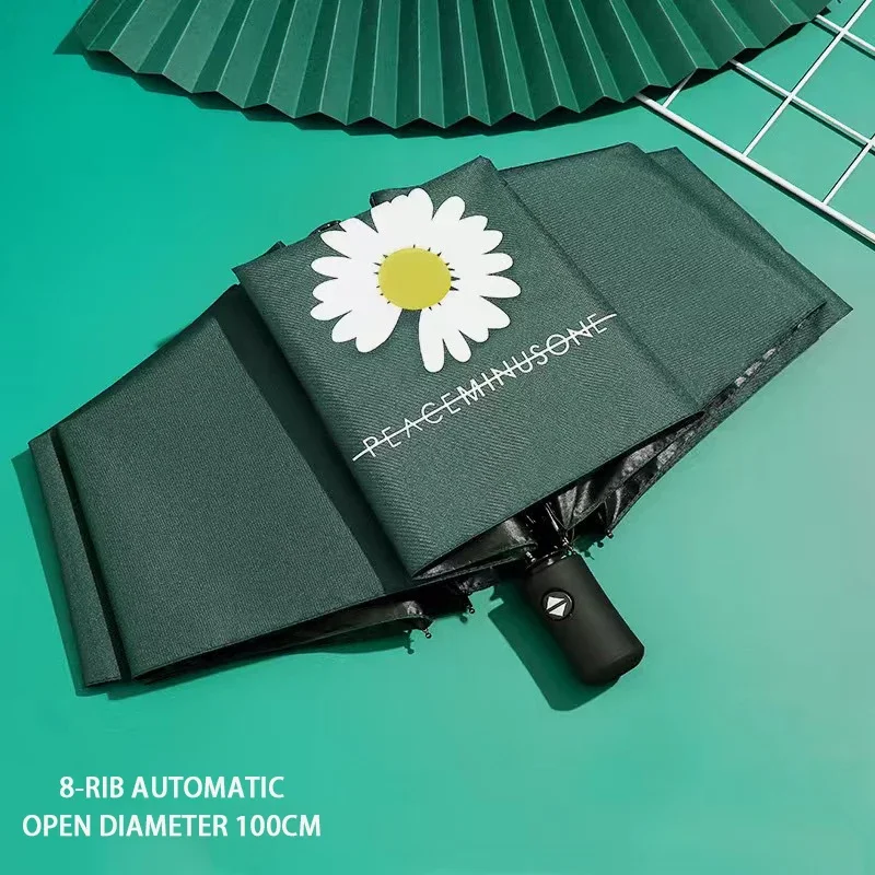 Automatic Mini Umbrella Anti UV Paraguas Rain Sun Umbrella Windproof Light Folding Portable Women Men Children Parasol
