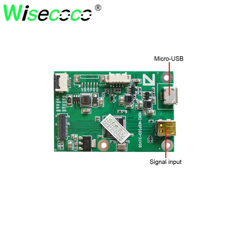wisecoco polegada display lcd pinos mipi dsi tela micro usb placa de motorista