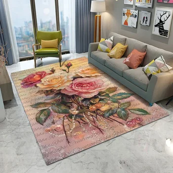 Garden Flower Art Rug 1
