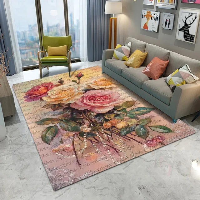 Garden Flower Art Rug 1