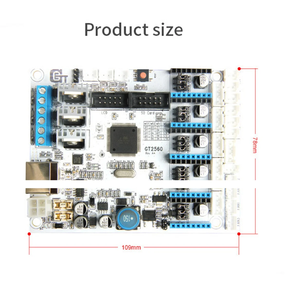 

Контроллер GT2560, плата контроллера 3D-принтера, мощность, чем Mega2560 + Ultimaker и Mega2560 + Ramps 1,4
