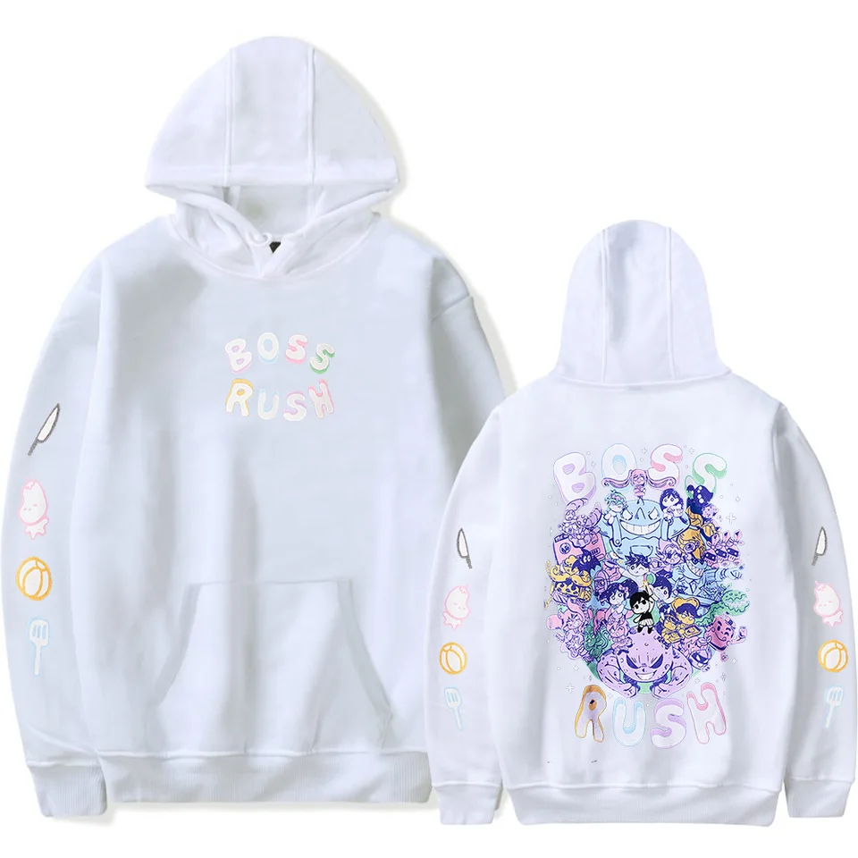 Omori Boss Rush Hoodie Merch Popular Graphics sided Print Unisex