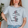 Grey's Anatomy Cast Crew T-shirt Grey Yang Karev Stevens O'Malley Shirt Grey's Anatomy Shirts Nurse Tee Unisex Short Sleeves Top