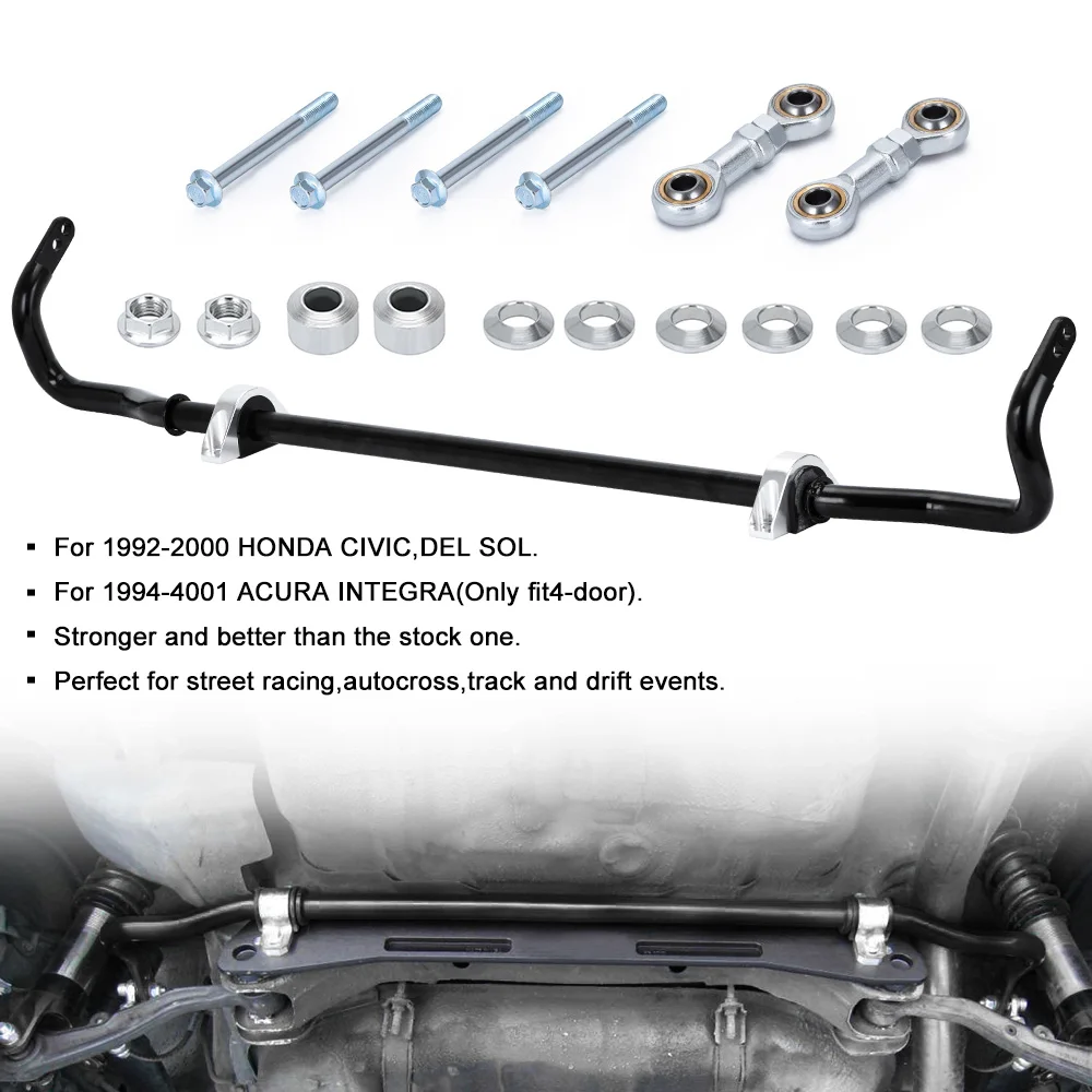 LIZHI RACING-24mm SWAY BAR 92-00 EG EK For Honda Civic 94-01 Acura Integra DC2 + End Link Kit LZ1013