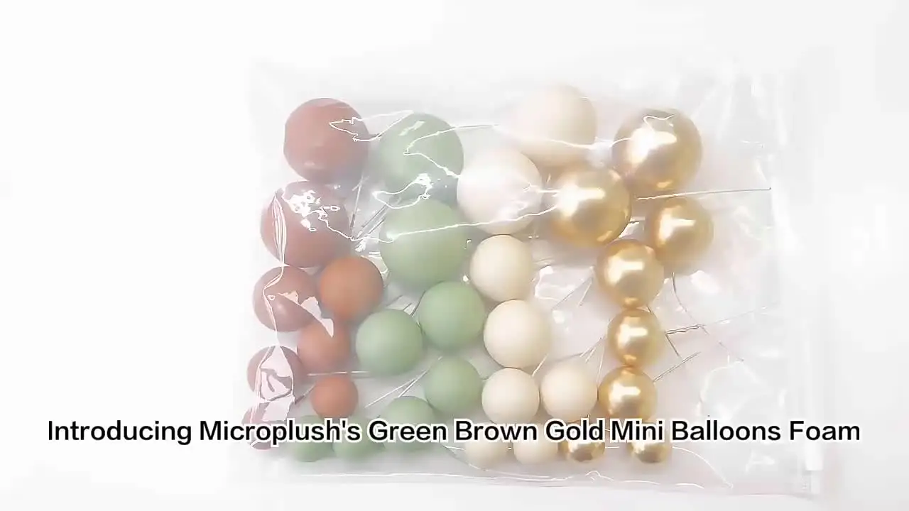 Ayuduots 20 stuks inktgroene ballen taartdecoraties, doe-het-zelf mini insert bubbelballen taartdecoratie voor verjaardag, huwelijksverjaardag, jubileum