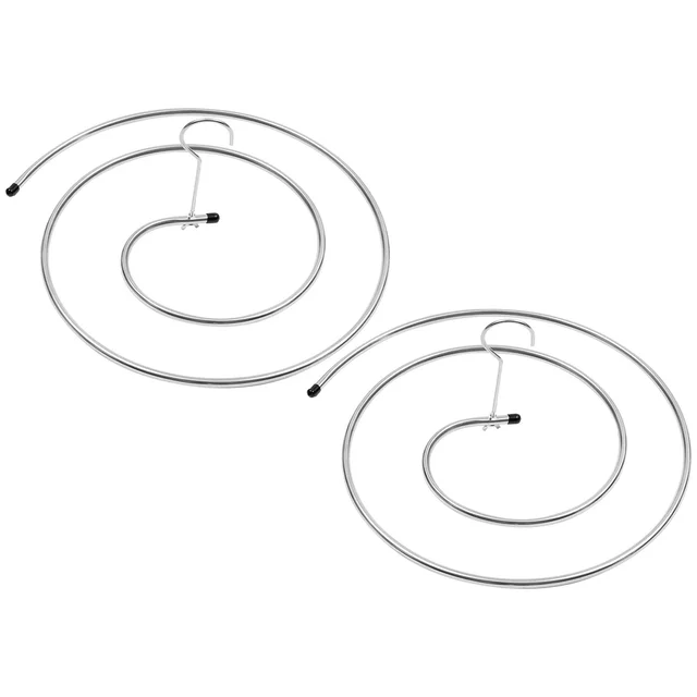 2Db Ruhák Szárító Állvány Spirális Forgatható És Helymegtakarító Tároló Fogas Mosoda Akasztó Ágyfájás Takarófürdő - Image 4