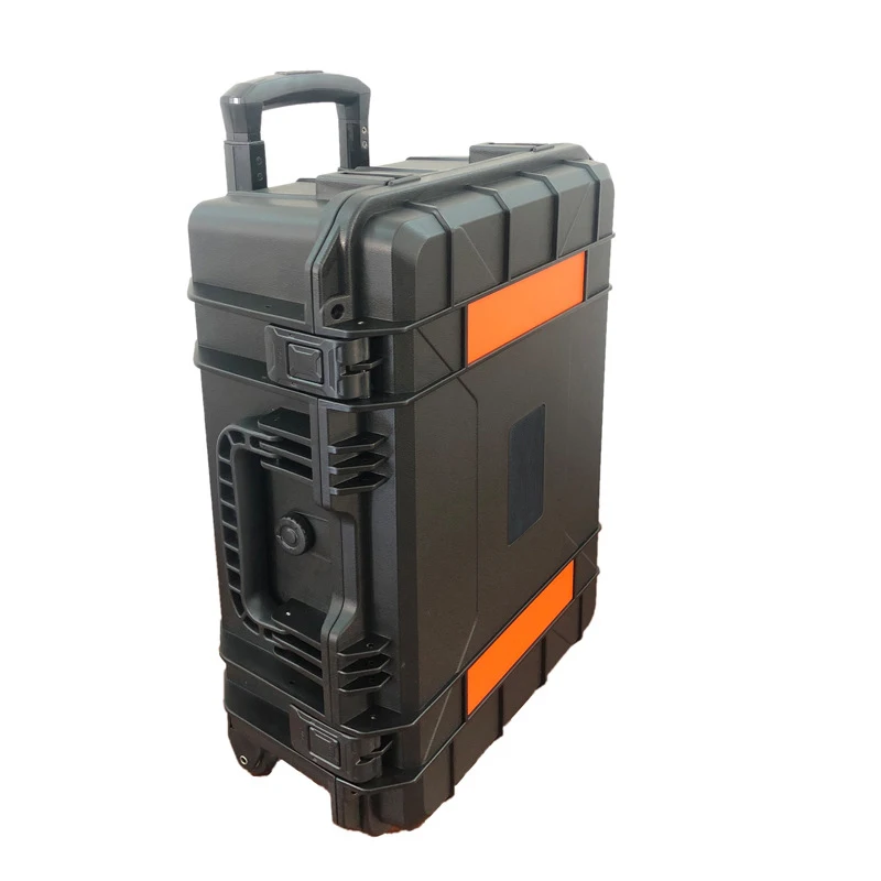 

SQ 1045L Outdoor Travel Item Storage Box Long Plastic Wheeled Trolley Case