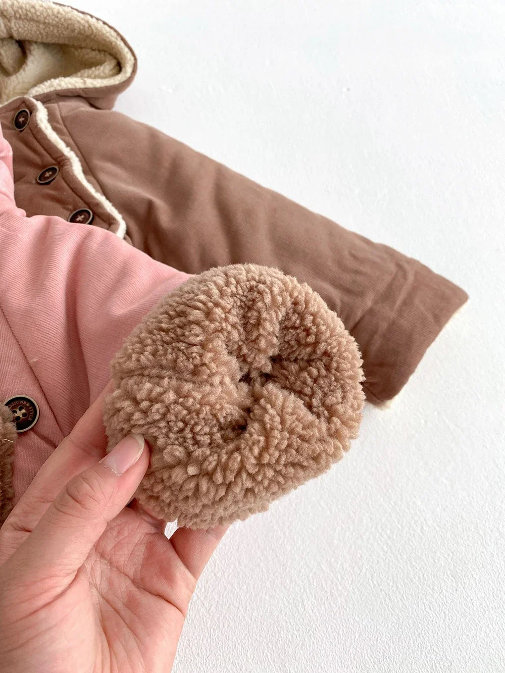0-3 Y Baby Children's Parkas Toddler Girls Fleece Lining Hooded Coat Boys Warm Thicking Jacket Winter Kid's Clothing