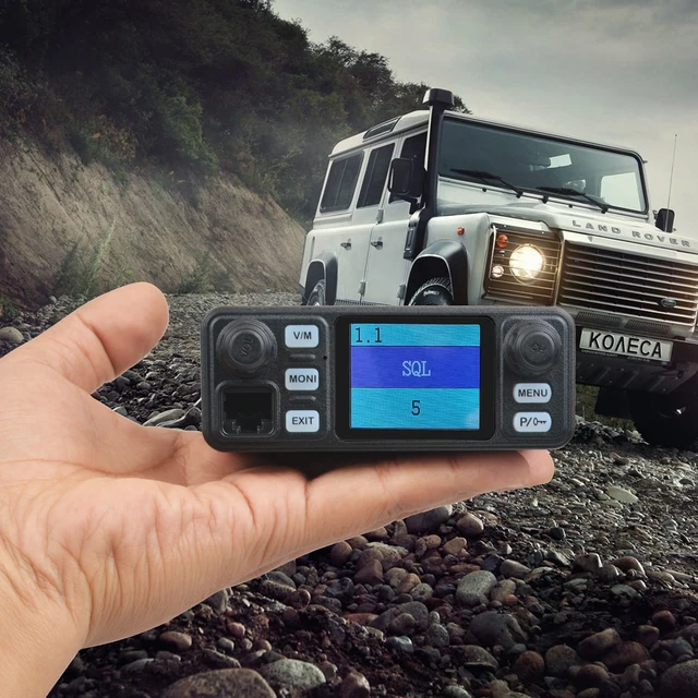 HIROYASU IC-980Pro 144/430 VHF UHF Dual Band FM Car Mobile Radio W/13.8V Input Car Power Drive Cigarette Lighter Plug-in
