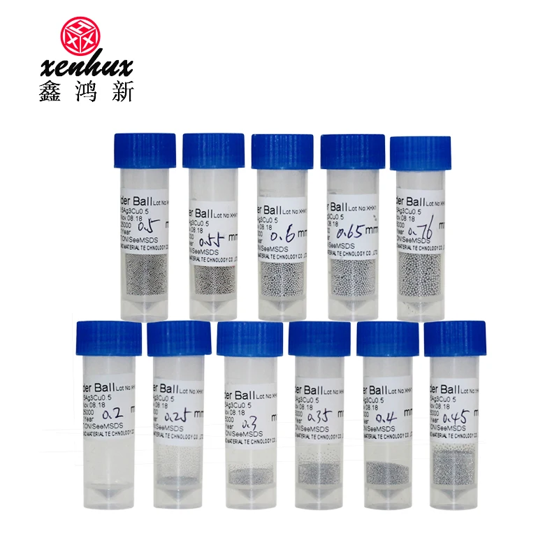 BGA Welding Balls Leaded Tin Beads 25K Particles 0.2/0.25/0.3/0.4/0.45/0.5/0.6/0.76mm for PCB Rework soldering wire soldering tin wire welding wires