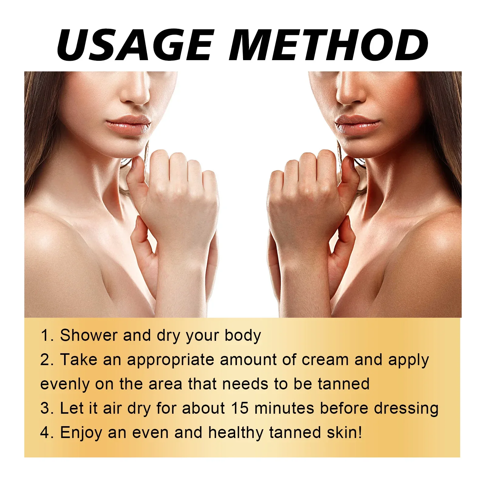 Body Lotion Cream Skin Tanning 120g