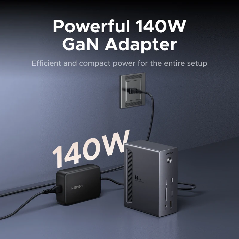 UGREEN Docking Station 14-in-1 USB HUB Triple Display HDMI DP