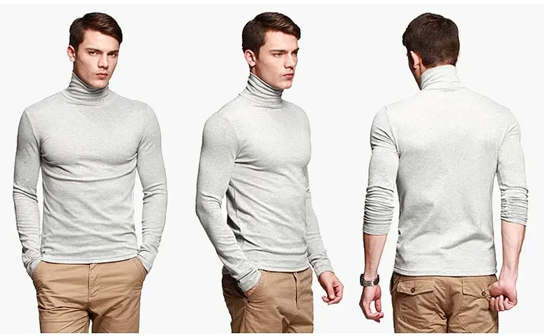 PlatiNum Men's Turtleneck Tee - All Seasons Wear