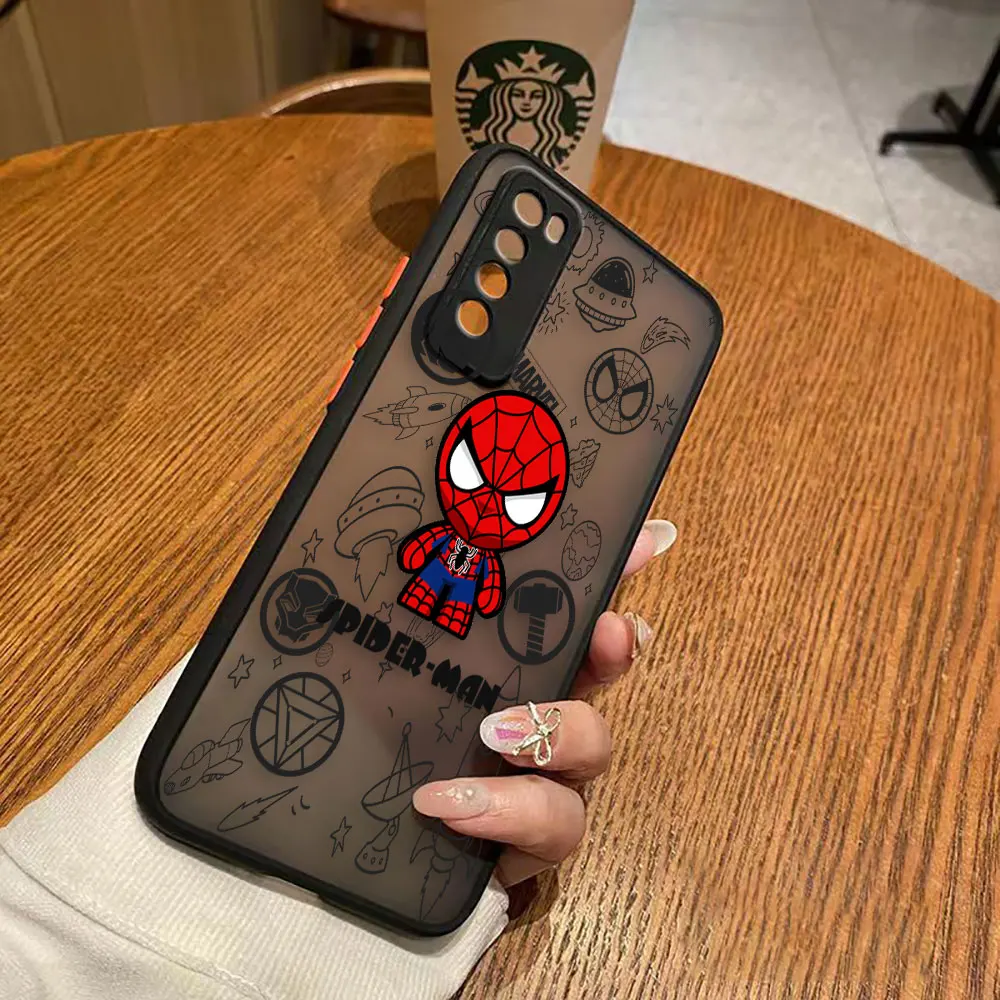 thumbnail image 1 of Matte Case for Huawei NOVA Y70 10 9 8SE 8 7SE 7I 7 6 5I 5 4 4G 5G Case Funda Coque Capa Shell Cover Marvel Avengers Heroes Space, 1 of 5