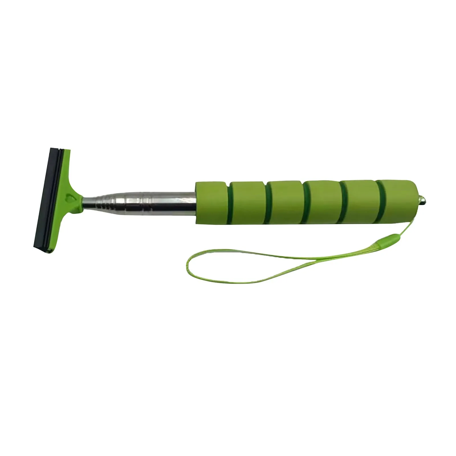 Car Rearview Mirror Wiper Retractable Auto Glass Squeegee Water Cleaner Telescopic Long Rod