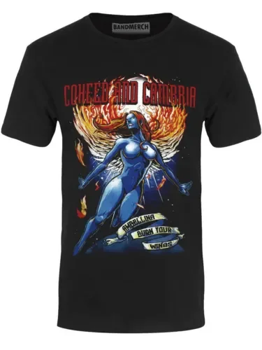 Coheed E Cambria T Shirt Ambelina Uomo Nero Maniche Lunghe O Corte