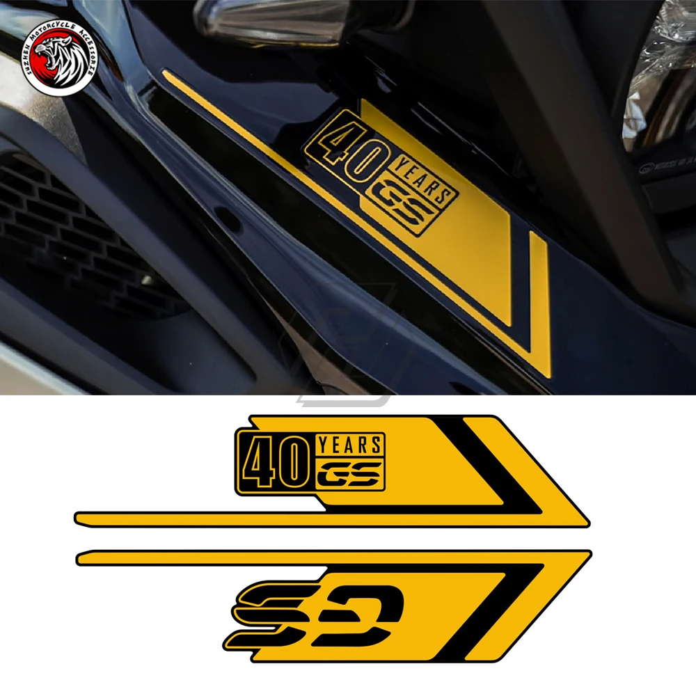 Motorcycle Front Fairing Sticker Fits for BMW R1250GS 40 Years GS LC 2017-2021