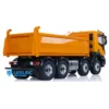 Toys 8X8 LESU 1/14 RC Hydraulic Dump Truck Cars Light Sound Systems Remote Control Tipper Dumper Painted Gift for Boys THZH1711 5