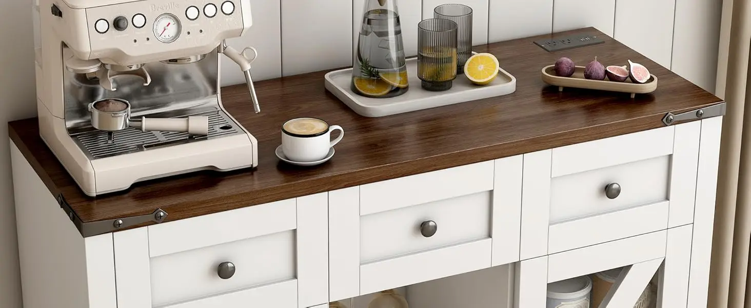 coffee bar cabinet