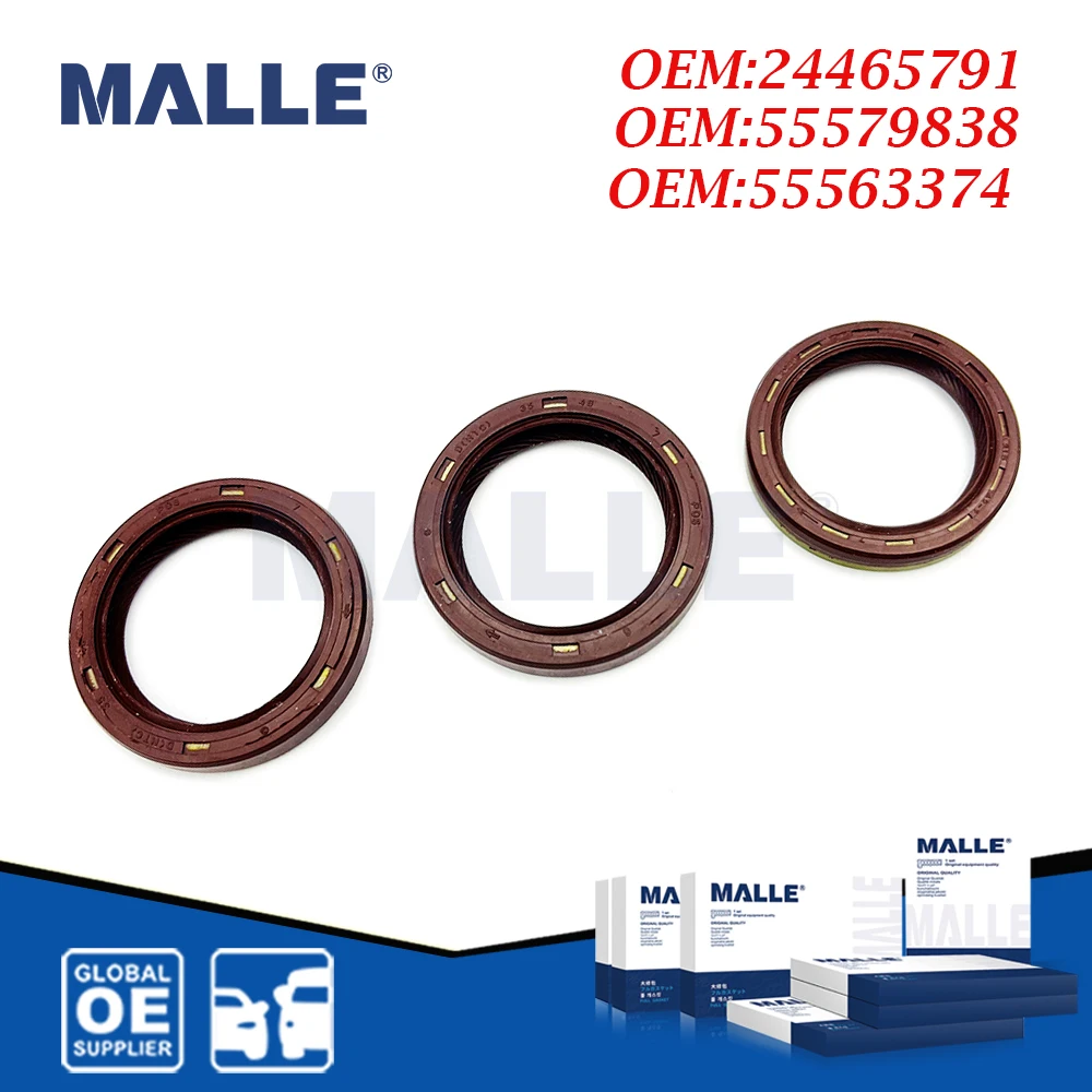 Crankshaft Oil Seal For Chevrolet Aveo Cruze Sonic Captiva 1.6 1.8 Buick Excelle Car Accessories 24465791 55579838