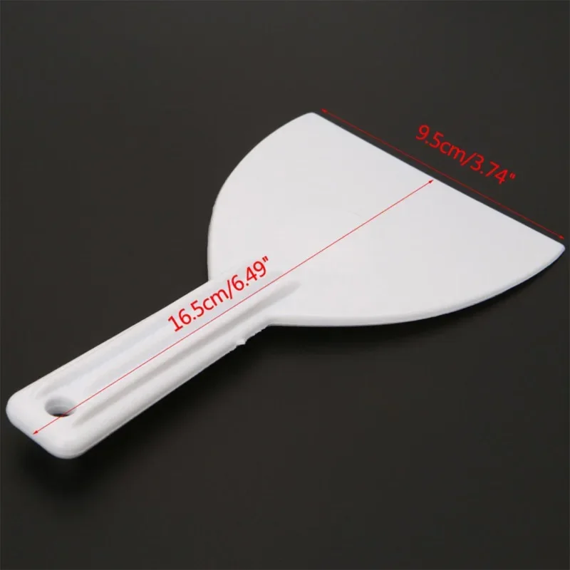 Scraper Plastic Butter Dough Cutter Cake Knife DIY Baking Kitchen Tools Soft-scratch Boards Chocolate Shovel Tri-angle dough scraper baking tool dough cutter baking accessories cake scraper