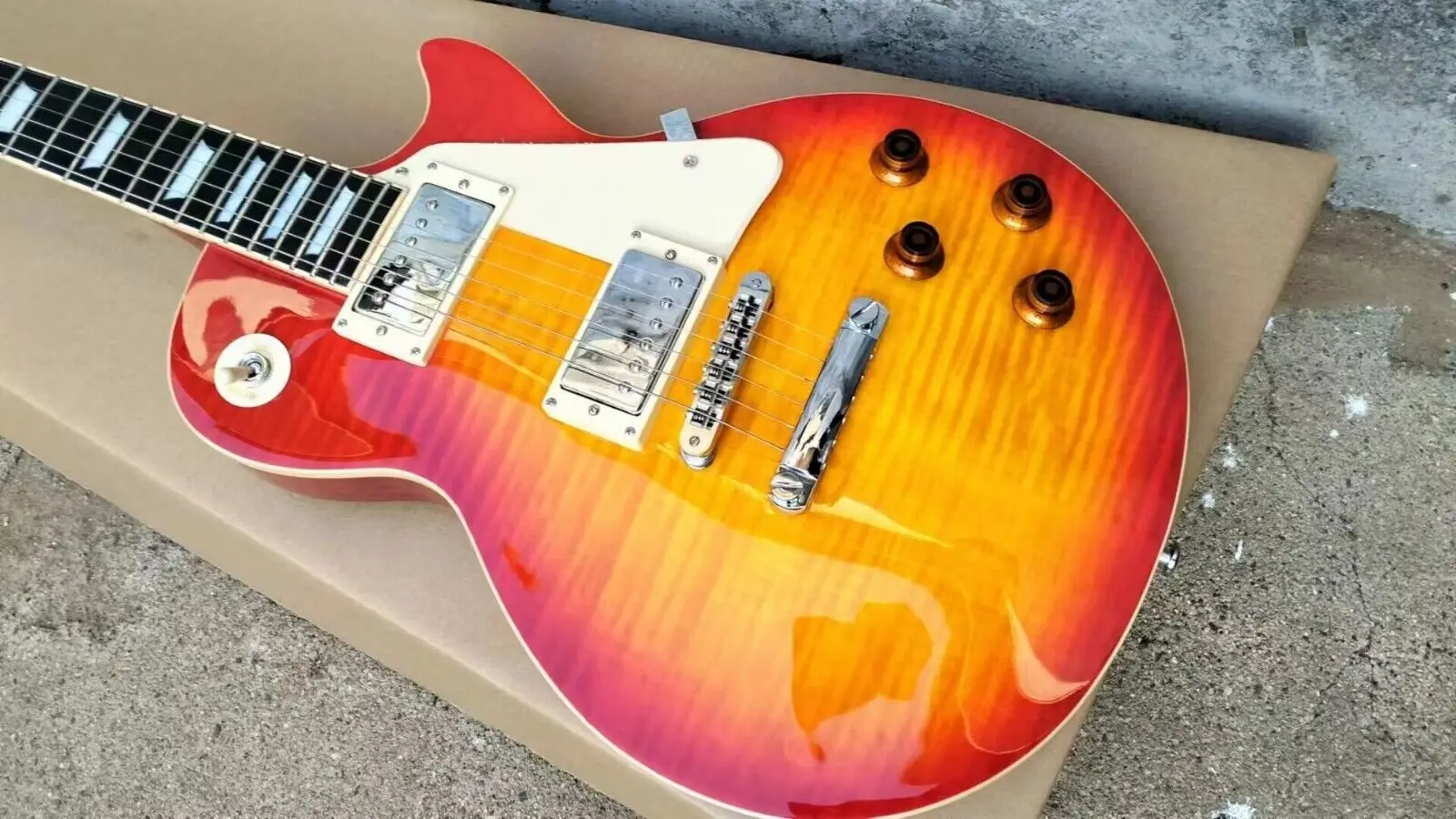Electric Guitar Aldo Nova 1986 explorer headstock Rick Nielse