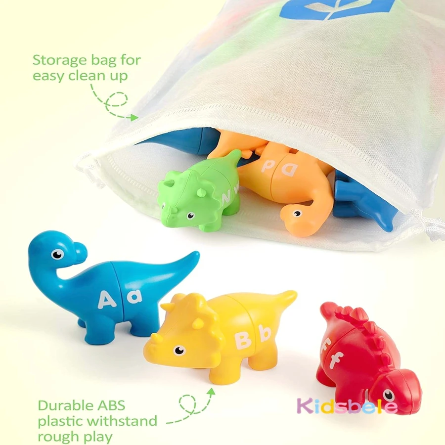 Montessori Dinosaur Sorting Toy For Toddlers Educational Game_voghion.com