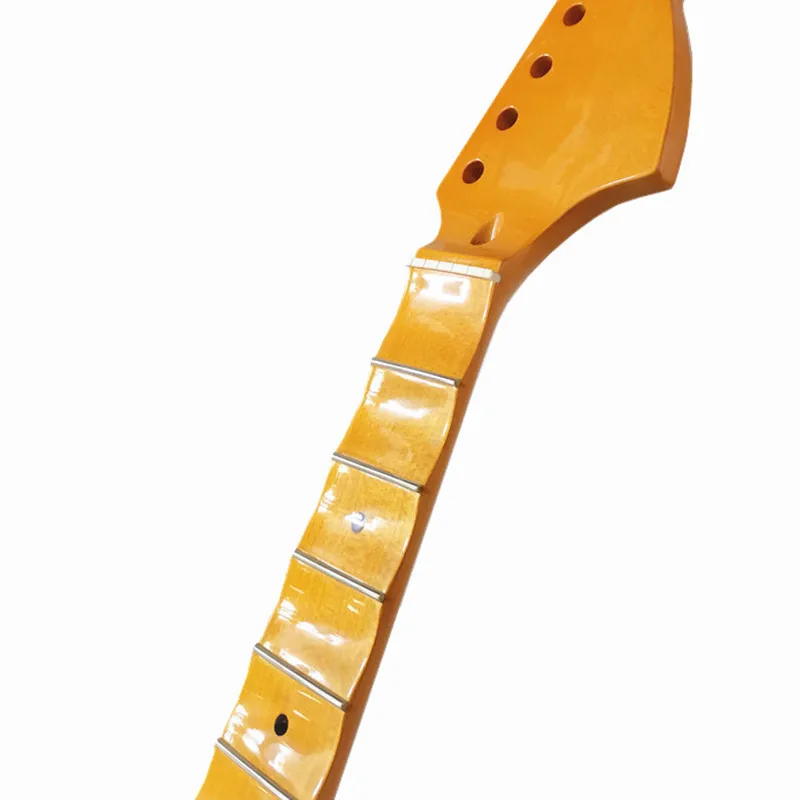 Disado 22 Frets Inlay Dots Concave Fingerboard Yellow Electric Guitar
