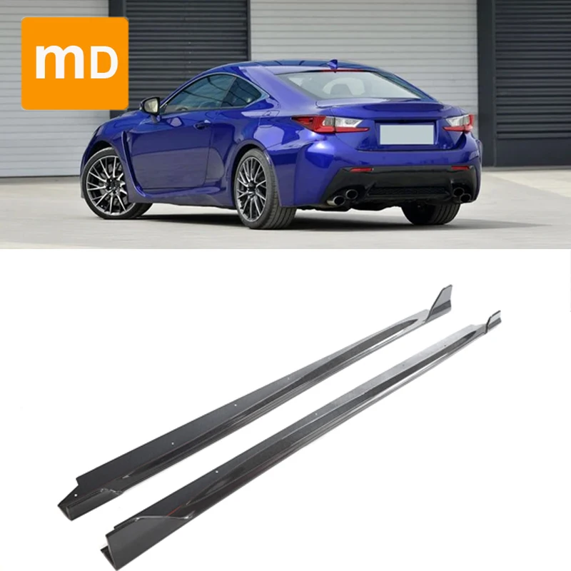 

Carbon Fiber Black Spoiler Wing For Lexus RC-F 2005-2018 Side Skirts Car Rocker Panels Splitter Diffuser Body Kit Upgrade