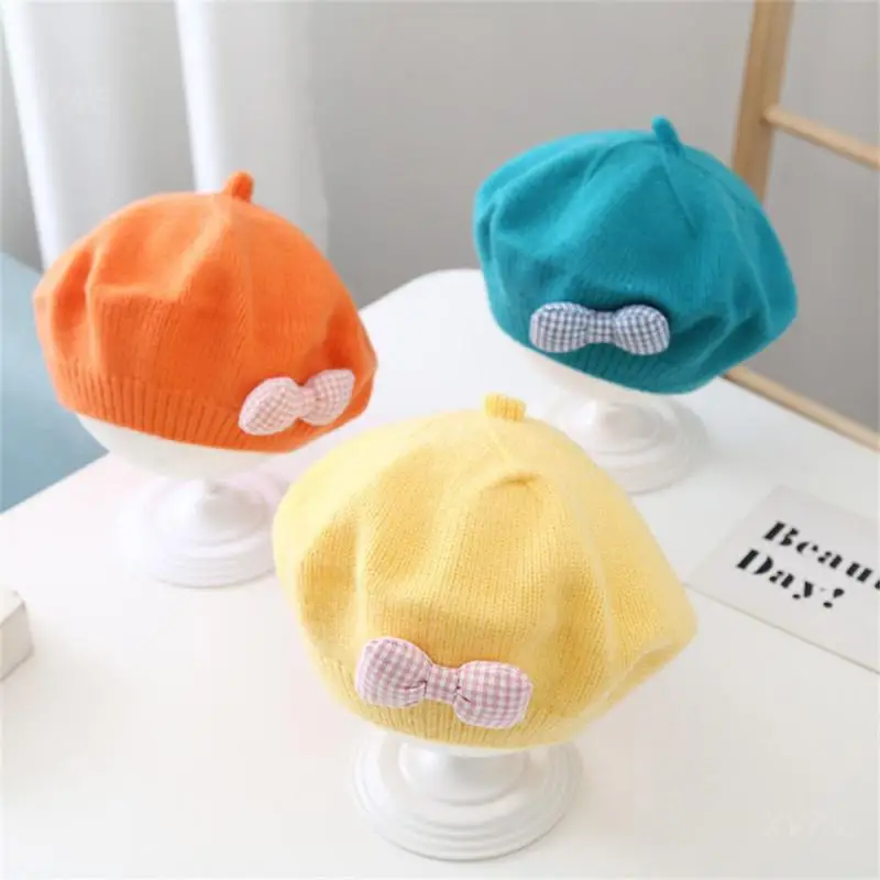 Children's Hat Warm And Comfortable Fashionable Hat Warm Wool Lovely Design Comfortable Knitted Beret Crochet Beret