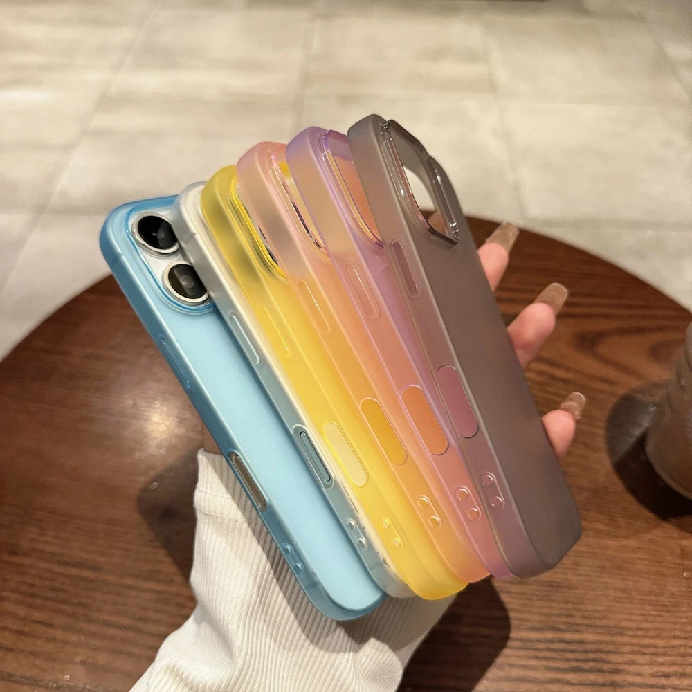 Luxury Slim Matte Frosted Shockproof Phone Case - Ultra Thin PP Back Cover