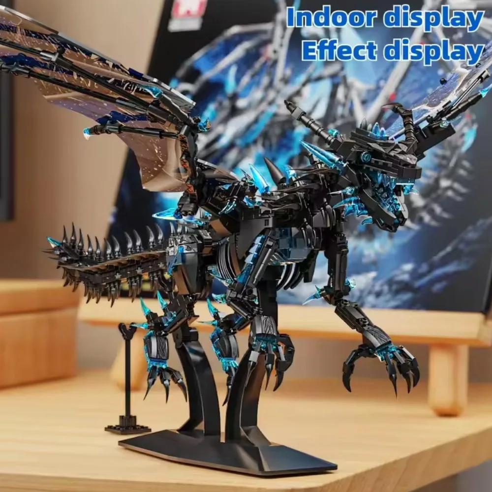 IN STOCK Puzzle building WARS blocks ice dragon model compatible assembly ornaments small particles toy gift collection