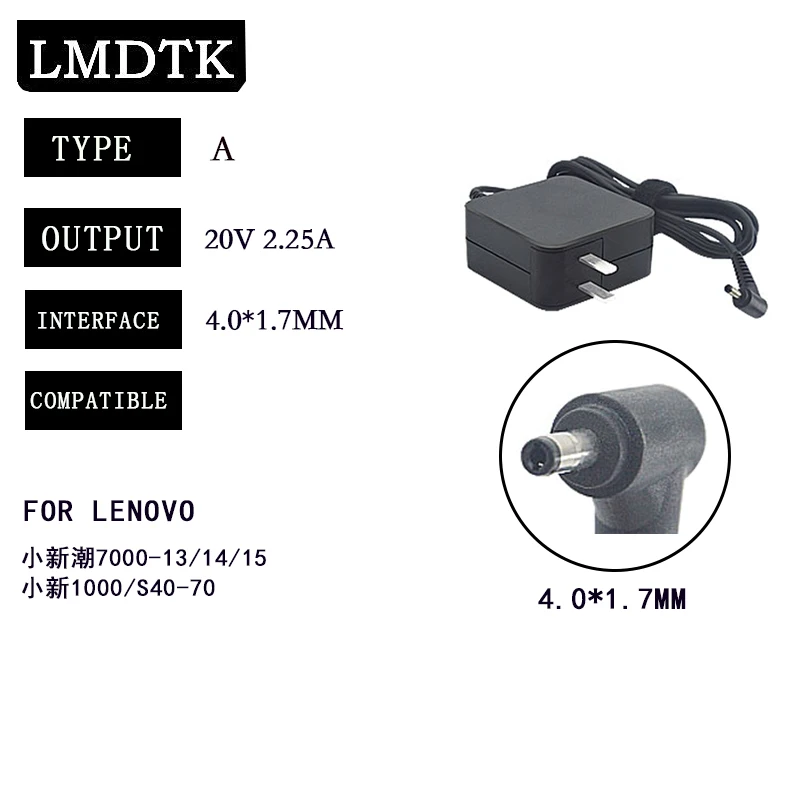 

LMDTK Genuine New Laptop AC Charge Adapter For Lenovo 45W 65W 90W 19V 3.42A 20V 2.25A 3.25A 4.74A