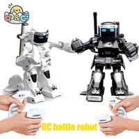 RC Robot Battle Boxing Robot Toy Remote Control Robot 2.4G Humanoid Fighting Robot with Two Control Joysticks Toys for Kids 1