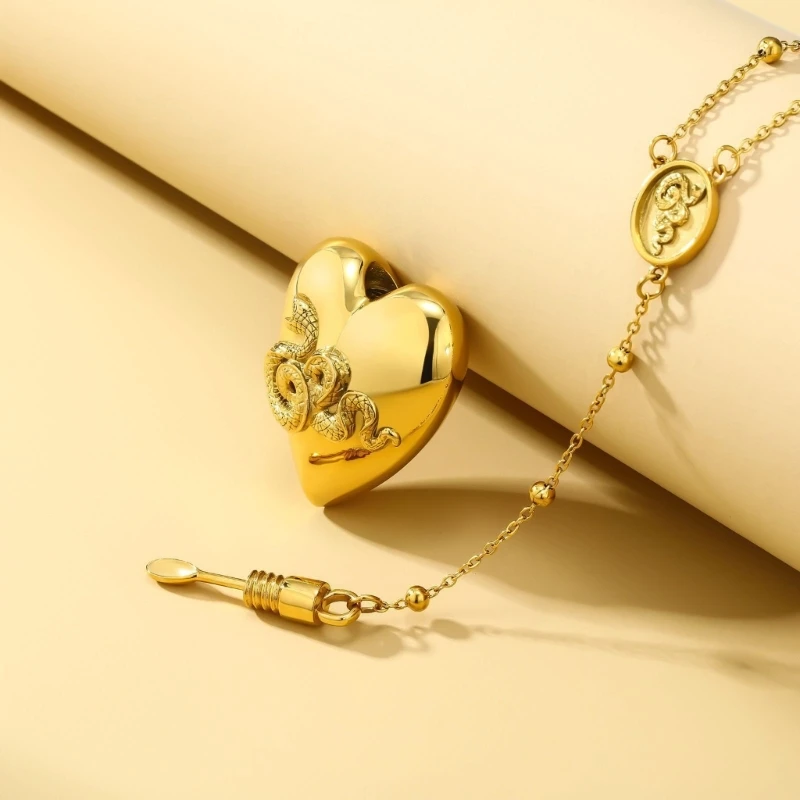 

Heart Shaped Pendant Necklace Heart Necklace Wedding Jewelry Accessories D7WB