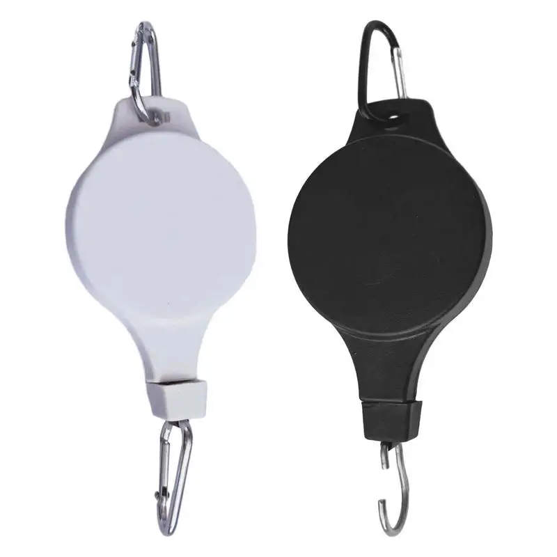 

Plant Hook Pulley Hanging Hook Pulley Hanger Extender Retractable Plant Hook for Pots Cages Baskets Birds Feeder Garden Baskets