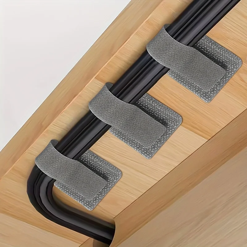 10PCS Self Adhesive Cable Organizer Table/Wall Adhesive Cable Fixed Clip Power Cable Tie Network Cable Routing Line Holder
