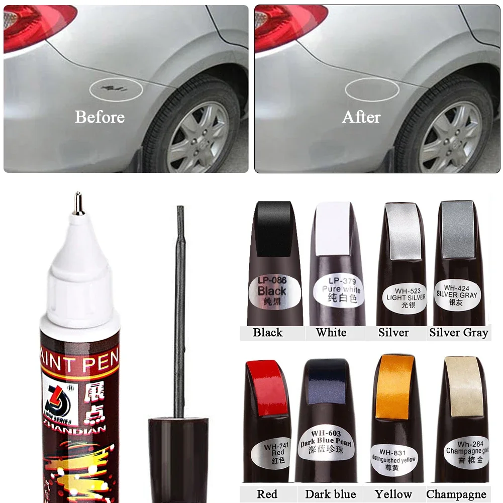 CarPaintScratchesRepairPenBrushWaterproofPaintMarkerPenCar