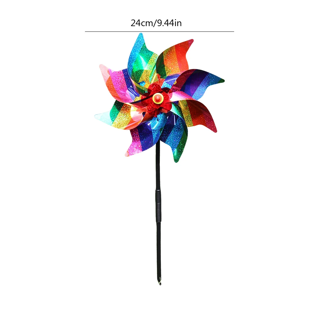 Windmill Toys Animal Wind Spinners Bird Repeller Pinwheels Wind Spinner Garden Windmill Windmill Bird Repellent Fruit Garden Reflective Windmills Children Kids Toys Bird-Scaring Wind Spinner Easy Installation for Outdoor Garden Lawn Yard