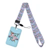 New Arrival Gamma Phi Delta Sorority Plastic Card Holders Keychain Work Card Bus Access Card Holder PVC Keychains Sister Gifts 4