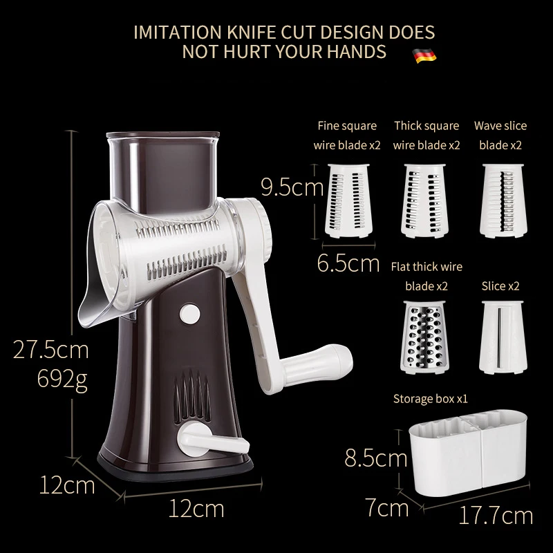 12 In 1 Vegetable Cutter Slicer Multifunctional Manual Vegetable Chopper With 10 Blades Fourth Generation Kitchen Gadgets vegetable cutter slicer