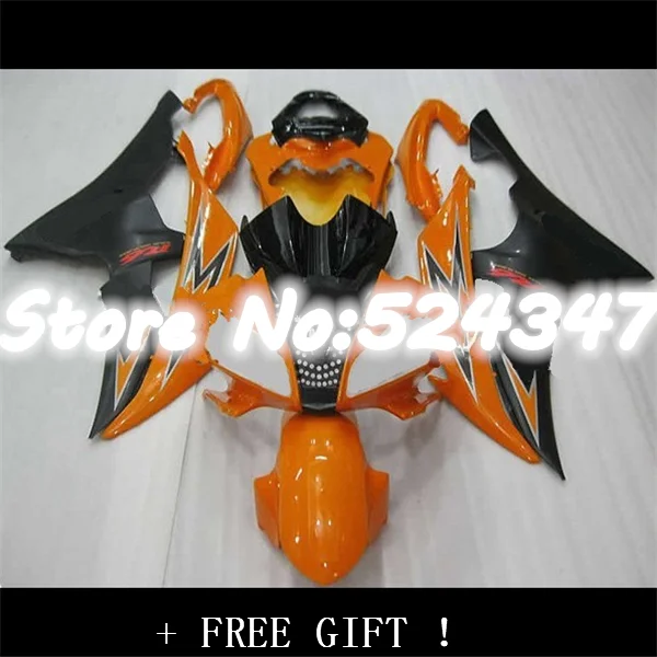 

Hey-YZFR6 08-12 YZF R6 08 09 10 11 12 orange black YZF600 2008 2009 2010 2011 2012 Fairings for Yamaha-Hey