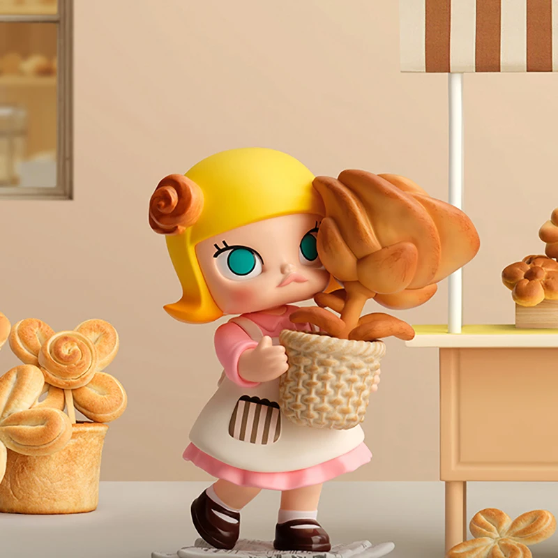 POP MART MOLLY Carb-Lover Series Blind Box Guess Bag Mystery Box Toys Doll Cute Anime Figure Desktop Ornaments Gift Collection